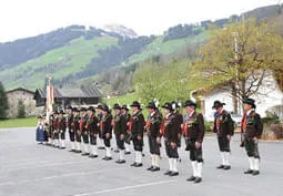 Exerzieren vor der Ausrückung nach Angerberg Bild 28