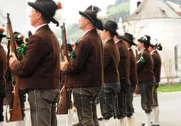 Exerzieren vor der Ausrückung nach Angerberg Bild 26