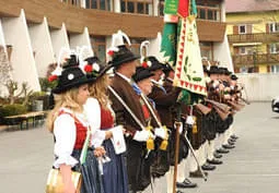 Exerzieren vor der Ausrückung nach Angerberg Bild 20